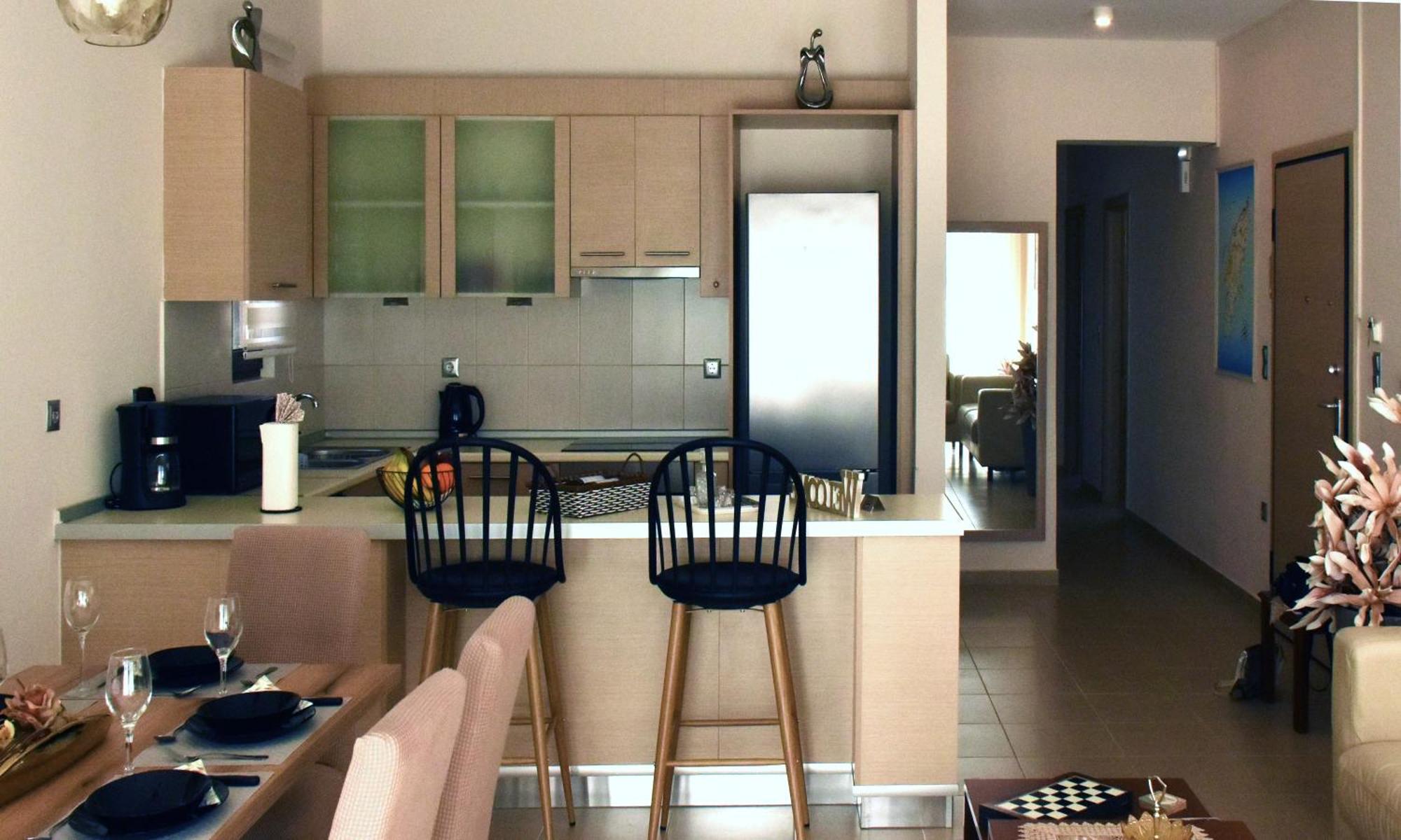 Luxury Rhodian Panorama Apartment Иксия Екстериор снимка
